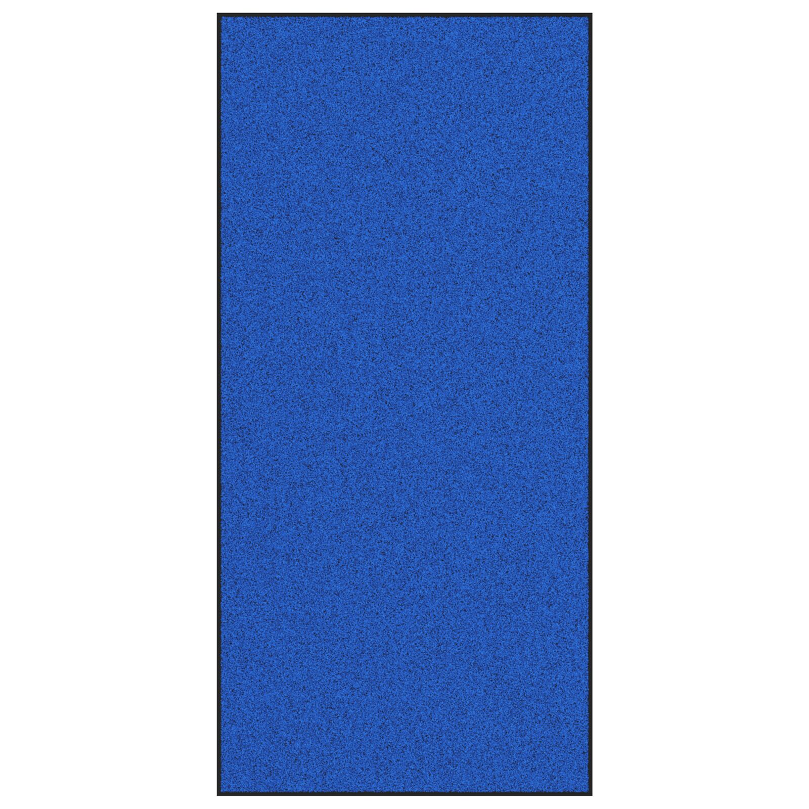 vidaXL Felpudo Azul, Negro Poliamida 250 x 120 x 0.9 cm Felpudo