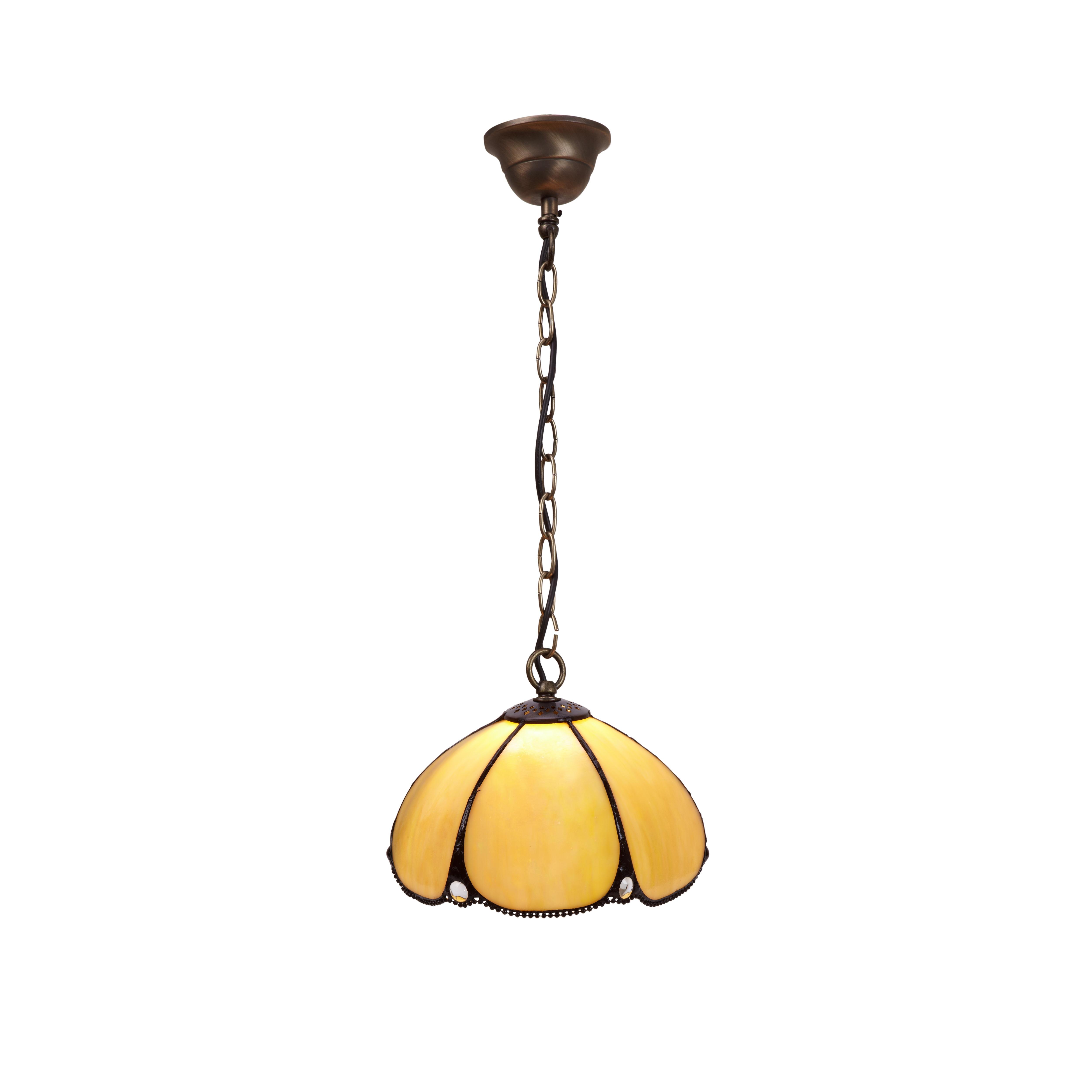 Colgante de techo menor con cadena diámetro 20cm Serie Virginia FIJALO LG212899
