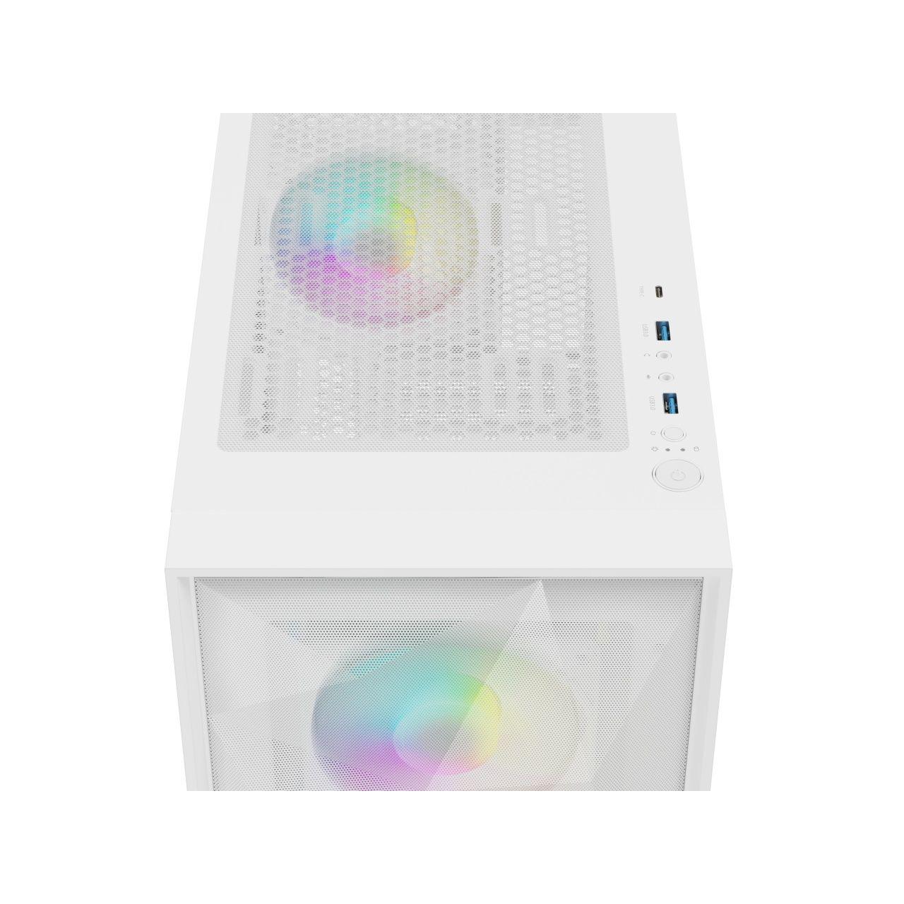 Genesis - Caja de PC Gaming DIAxid 605 ARGB formato Midi Tower compatible ATX/Micro ATX/Mini ITX con ventana de vidrio templado, refrigeración avanzada y puertos USB-C + USB 3.0