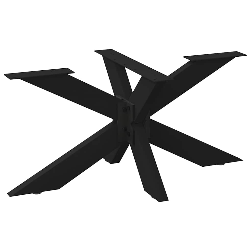 vidaXL Pata para mesa de centro con forma de araña 98 x 58 x (42-43) cm, acero