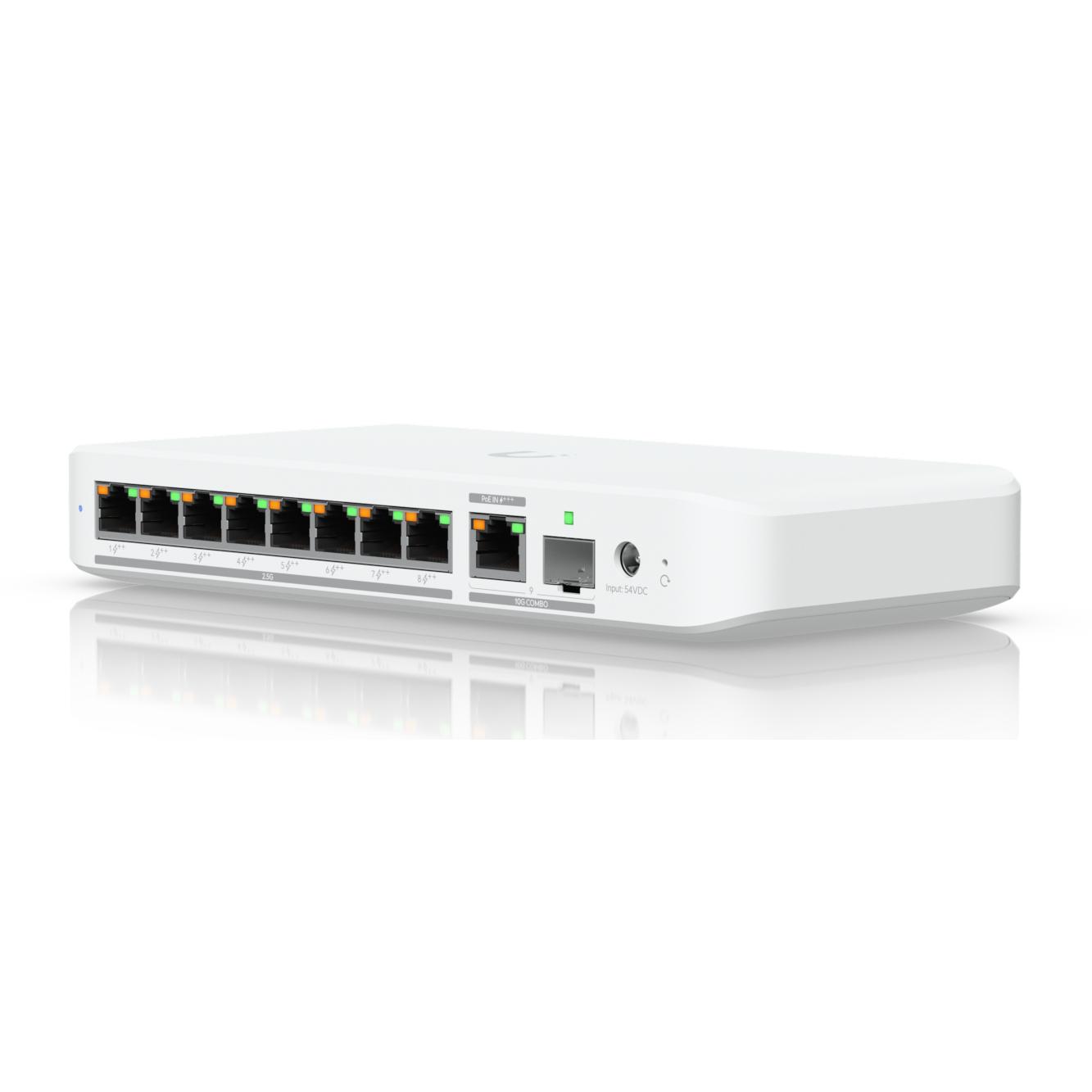 Ubiquiti UniFi Flex 2.5G PoE Gestionado L2 2.5G Ethernet (100/1000/2500) Energía sobre Ethernet (PoE) Montaje en pared/escritorio Blanco
