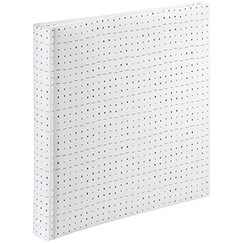 Hama Jumbo Graphic Squares 30x30 Photo Album with 80 White Pages, perfect for scrapbooking and preserving memories, durable wipeable design for photos, tickets, and drawings, ideal scrapbook for your treasured moments.