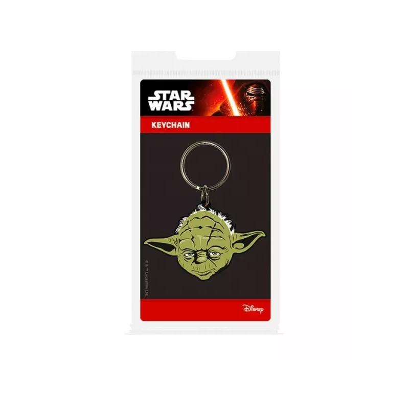PYRAMID - Star Wars (Yoda) - Material caucho de calidad - Míde aprox. (6 x 4.5 x 0.2) - Regalo original para fans de Star Wars, amigos y familiares