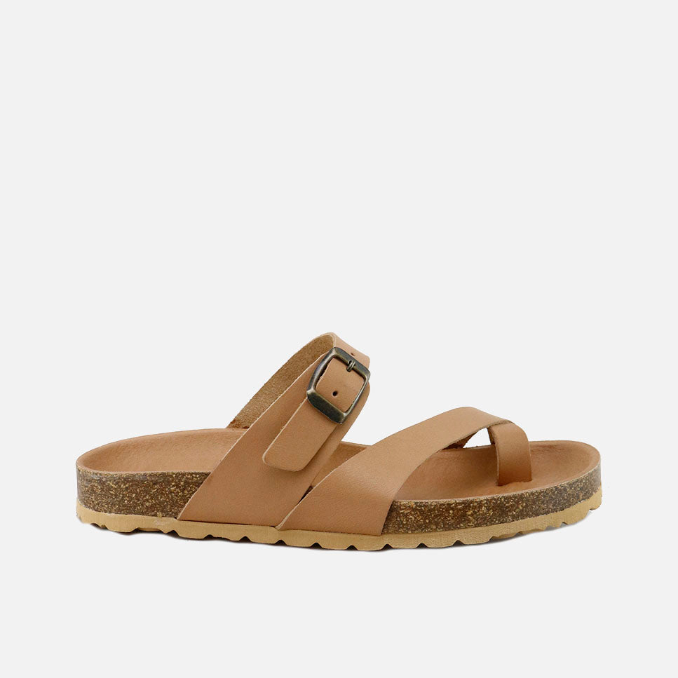 Sandalias bio vaqueta tan papanatas | Eli 1957
