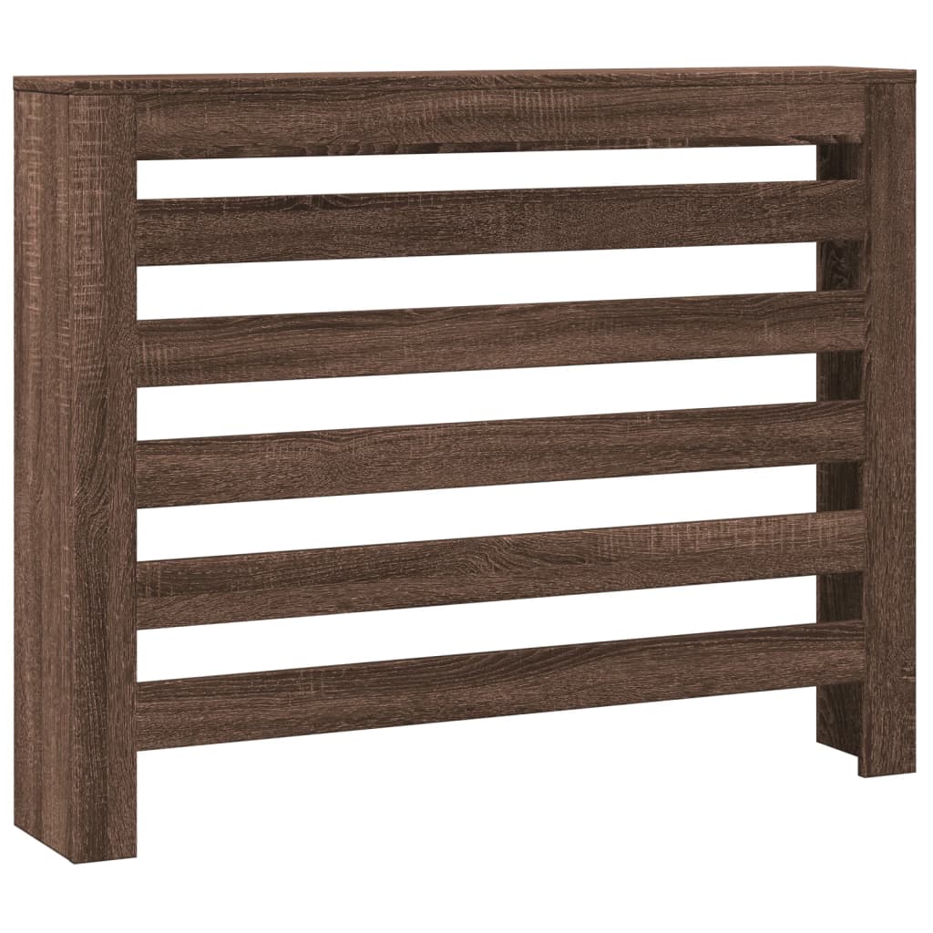 vidaXL Cubierta de radiador madera 104x20x82 cm Color Madera antigua,  Roble ahumado,  Roble y mas