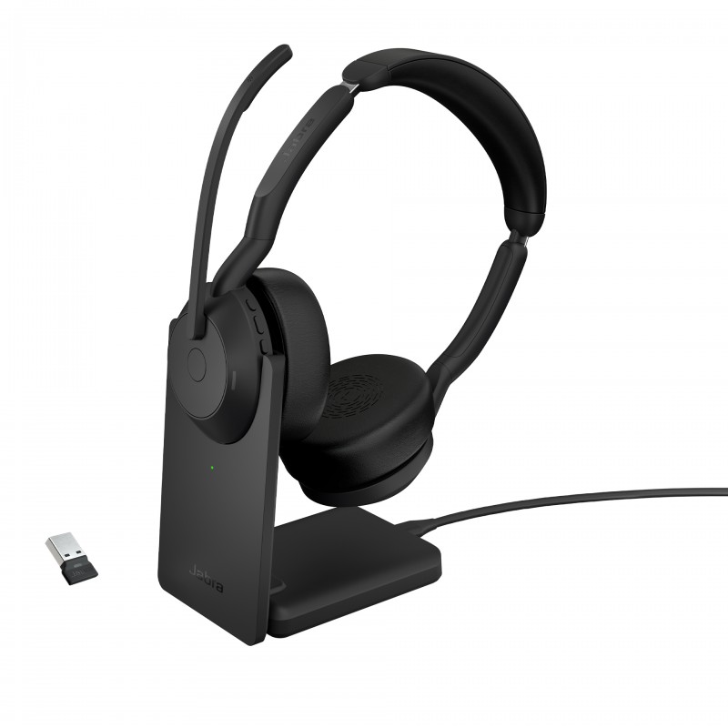 Jabra - Evolve2 55 Auriculares Inalámbrico Diadema Oficina/Centro de llamadas USB Tipo C Bluetooth - 25599-989-989 25599-989-989