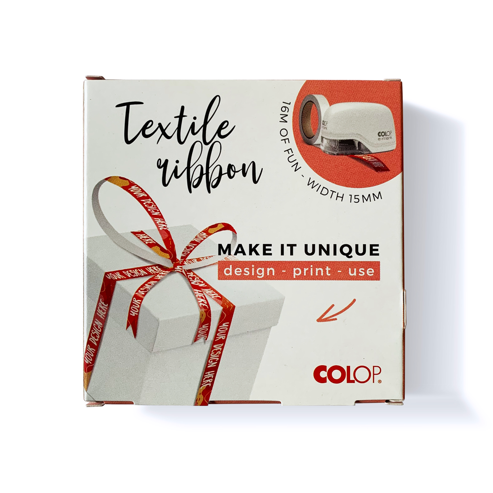 Colop Cinta Textil Tafetán Resistente Al Agua - Hazlo Único! Diseña, Imprime, Utiliza