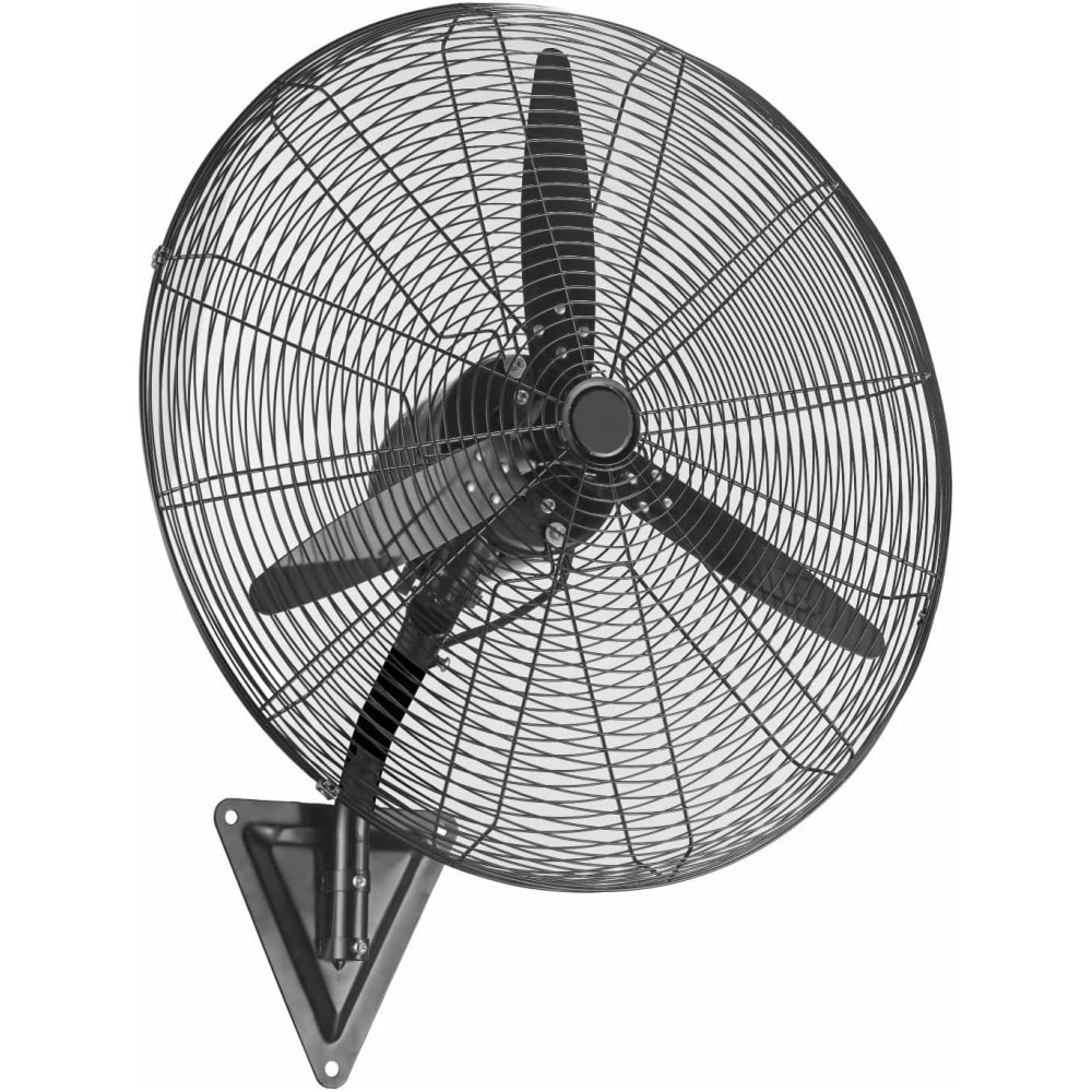 Ventilador Industrial de Pared, 180 W, Acero Inoxidable, 3 Velocidades, Inclinación ajustable Oscilante COSHANO
