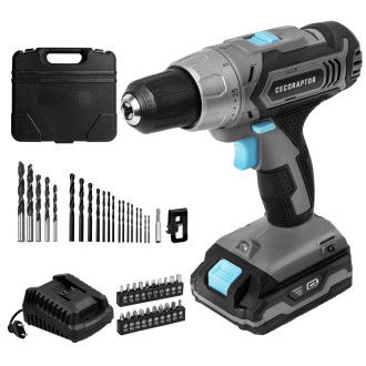 CECOTEC 70008 Taladro atornillador con perforador de batería y velocidad de 1550 rpm Perfect Drill 2020 Advance
