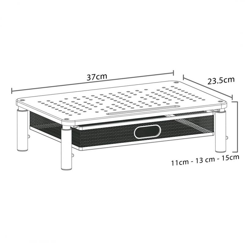 Soporte Para Monitor O Portátil Maclean, 13-32", Mc-947