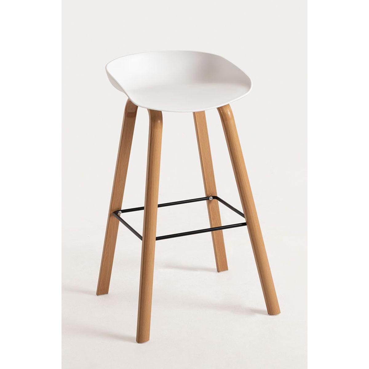 Regalos Miguel - Packs Taburetes Cocina - Pack 4 Taburetes Tolbi - Blanco
