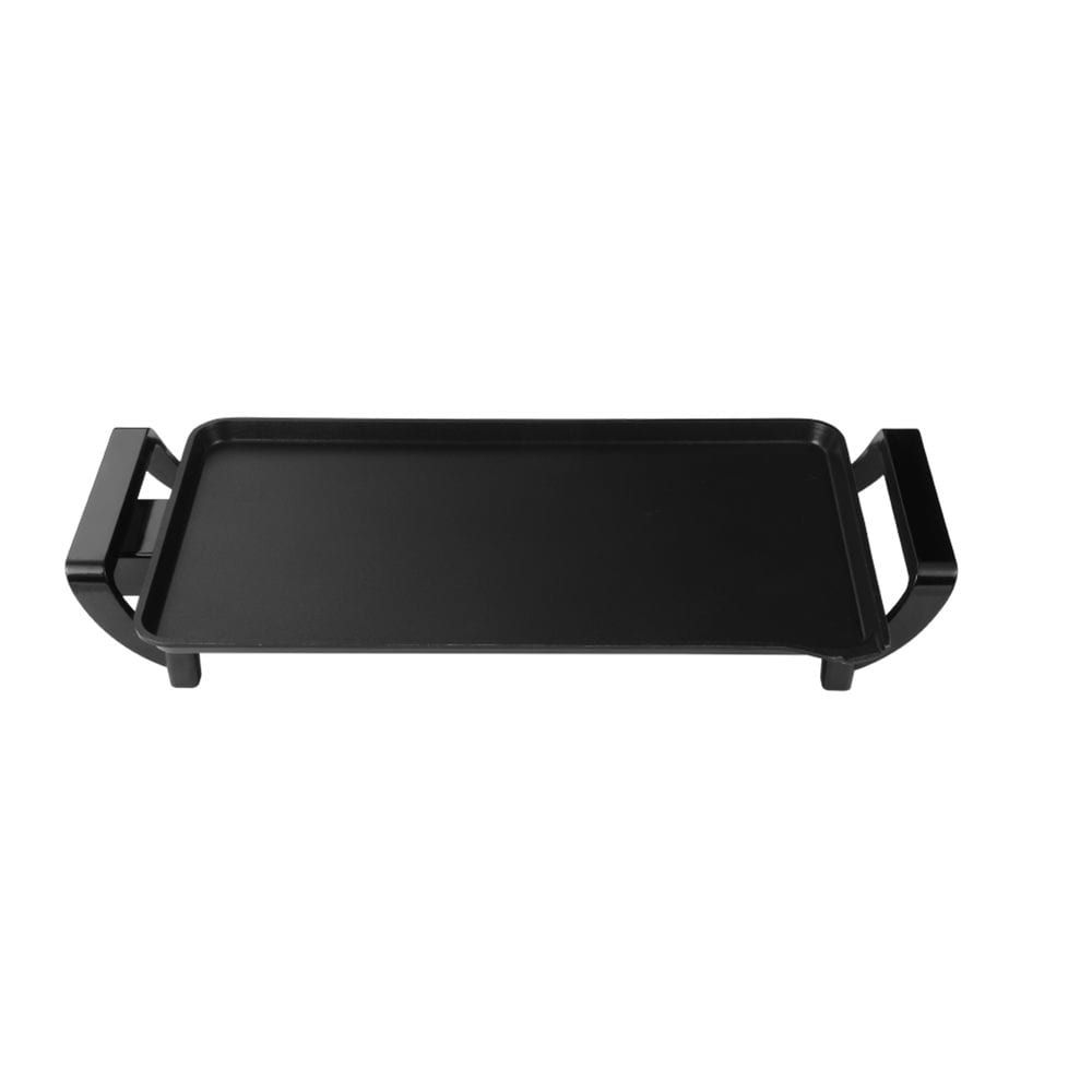 Plancha de asar eléctrica de cocina kuken de 2500W - 5 niveles de calor y regulador de temperatura - 58x33CM