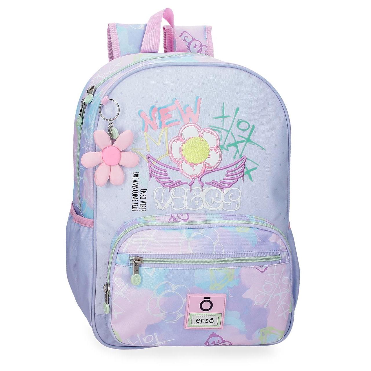Mochila escolar Enso New vibes lila