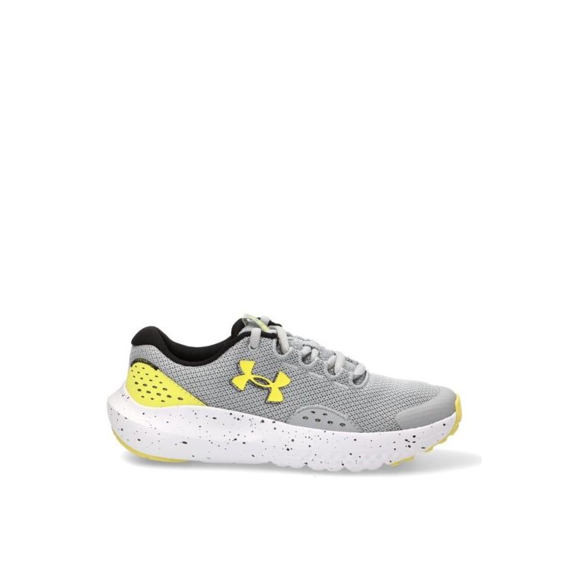 Zapatillas Running Under Armour - Niño - Suela Plana - Modelo 3027103 - Color Gris