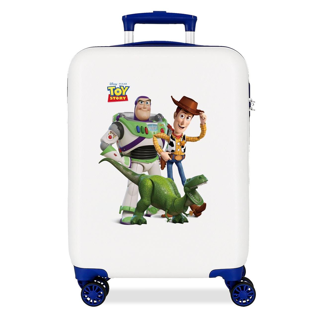 Maleta de cabina Disney Toy story ABS con capacidad de 34L Blanco