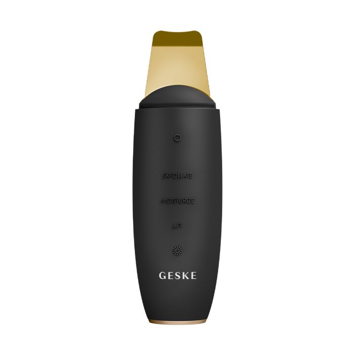 Limpiador Facial Microcurrent Scrubber & Blackhead Remover 9 en 1 - Black Gold - Geske