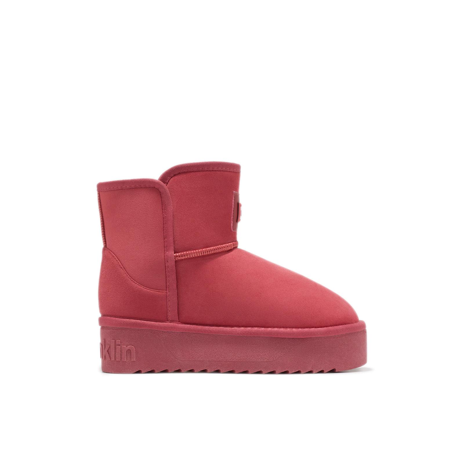 D.Franklin Botas Australianas de Corte Bajo Nordic Basic    Camel  - Botas para Mujer - Moda casual Mujer