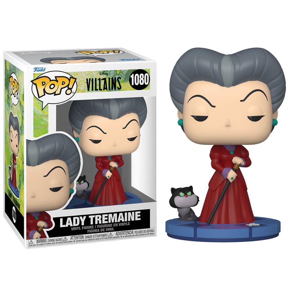 Funko Pop! Disney Villanos - Madrastra de Cenicienta (Lady Tremaine), 57351, Nº1080