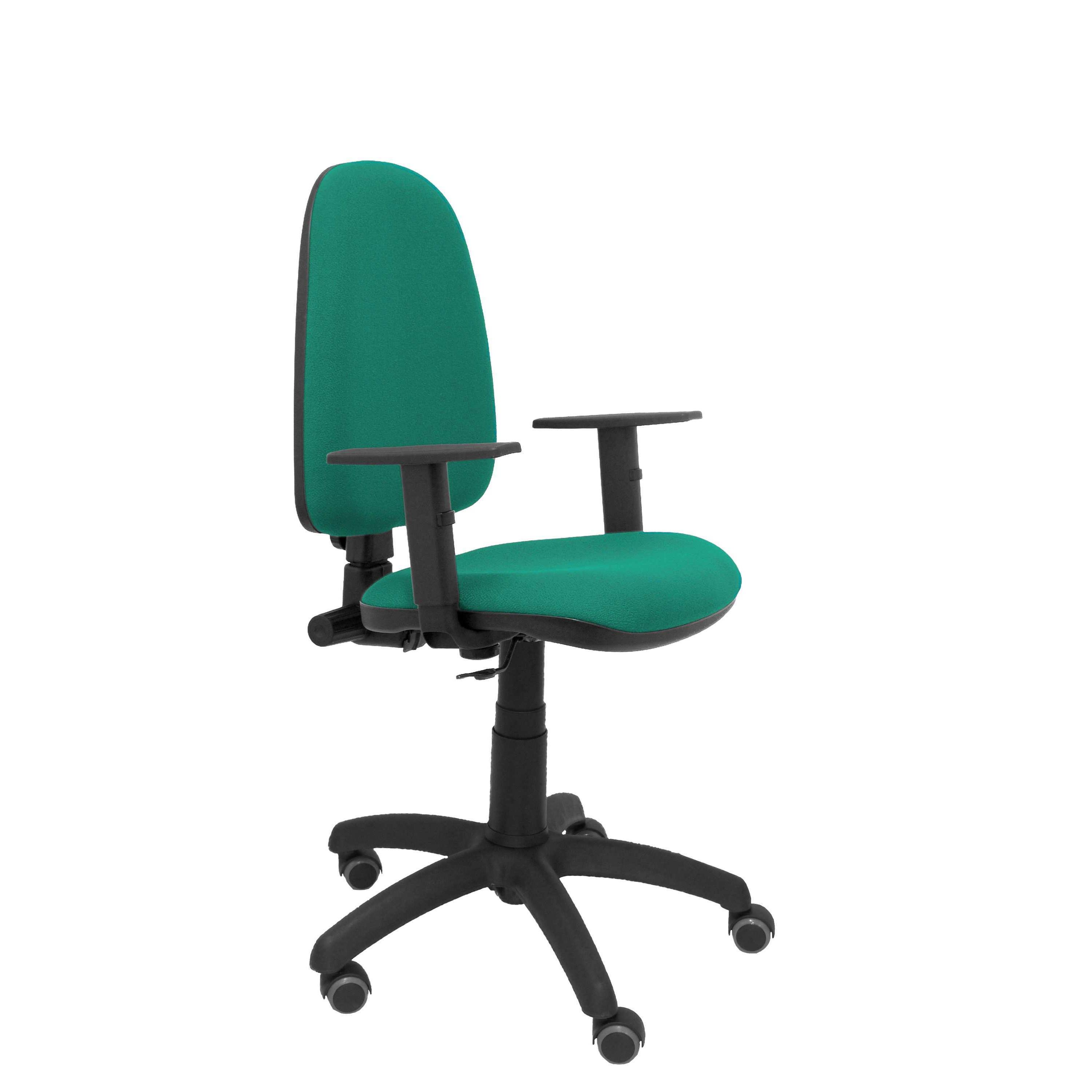 Silla de Oficina Ergonómica Piqueras Y Crespo BALI Verde Esmeralda con Brazos Regulables