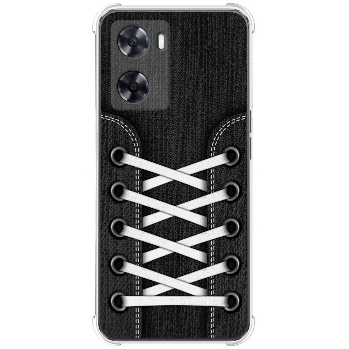 Funda Silicona Antigolpes para Oppo A57s diseño Zapatillas 02 Dibujos