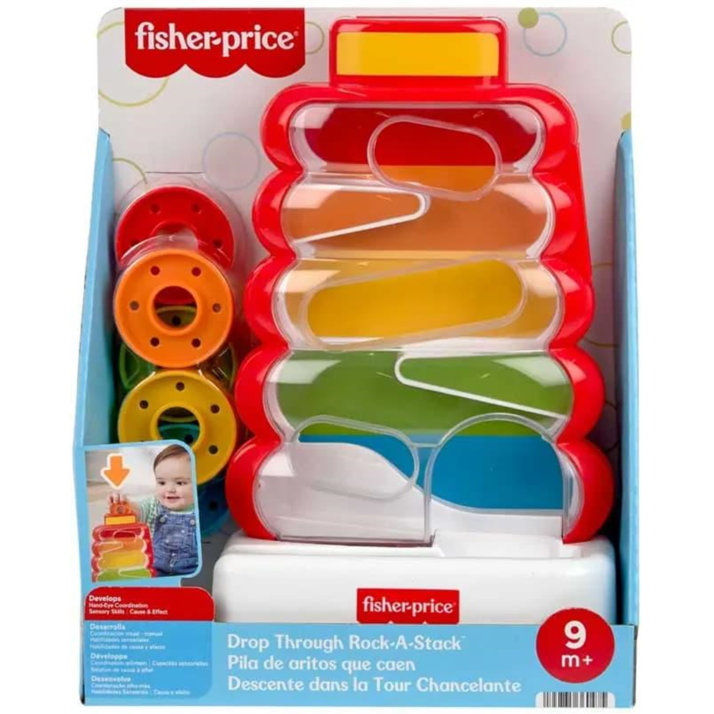 Juego Pila De Aritos Que Caen Fisher-Price  (Mattel JLB81)