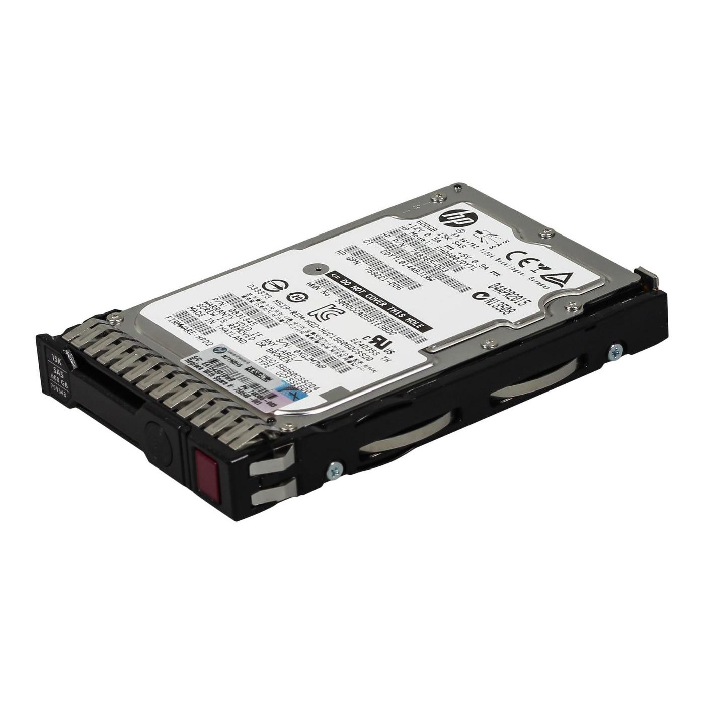 Hewlett Packard Enterprise Disco Duro SAS 600GB HP para Servidor
