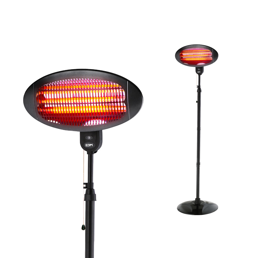 Edm - Estufa de Cuarzo de Exterior con Pie - 2000w