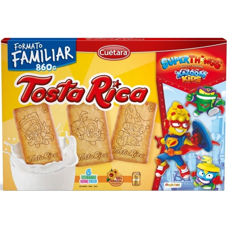 Tosta Rica Choco Guay CUÉTARA, caja 168 g