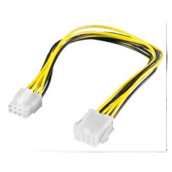 Cable alargador alimentación 8 pines m h
