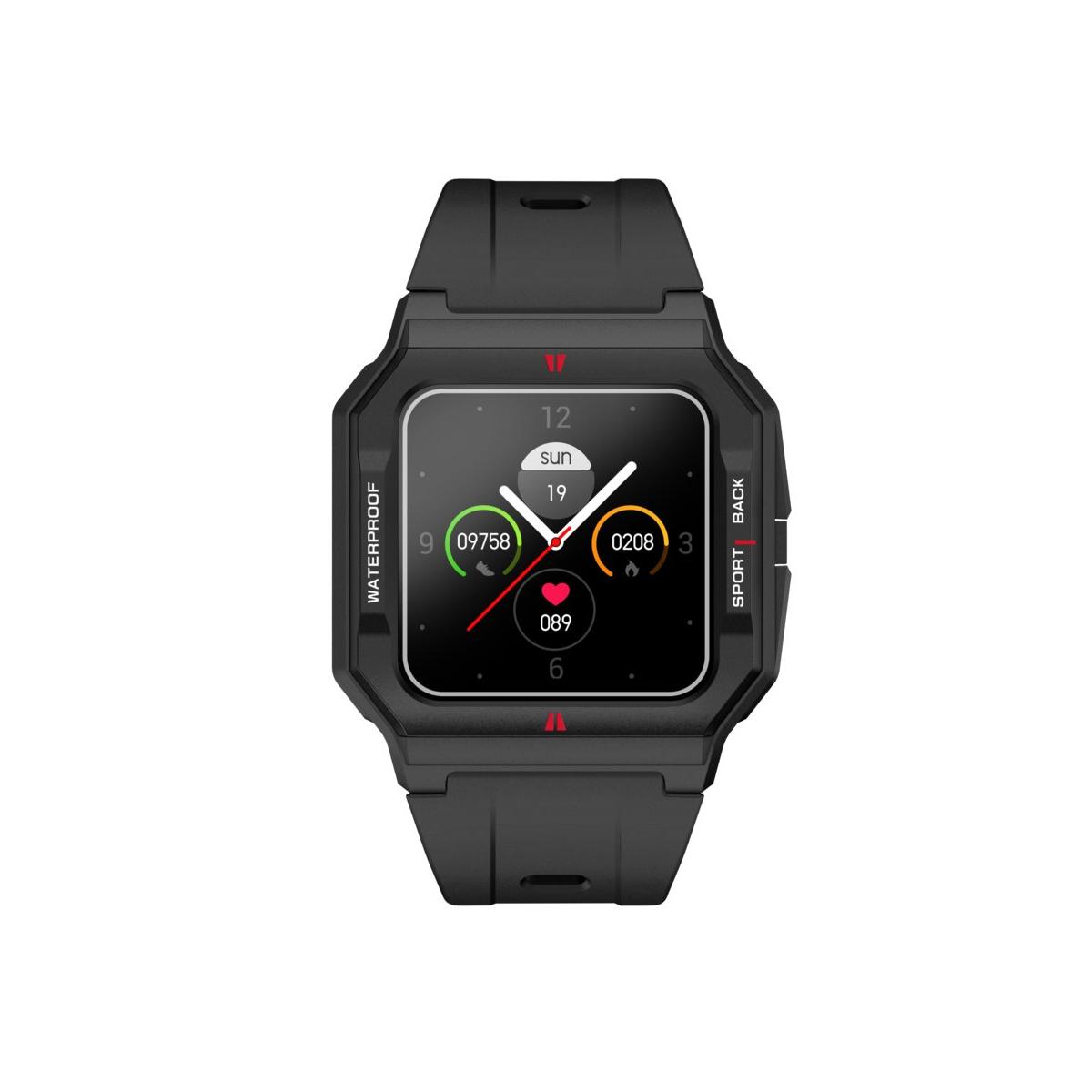 Smarts By Radiant Reloj Inteligente para niños Smartwatch Los Angeles Sili Negro 41,00 Mm Pulsera De Silicona Negro Con Cierre De Hebilla Normal Control De Ritmo Cardiaco, Sueño Y Modos Deportivos Compatible Con Android, Ios