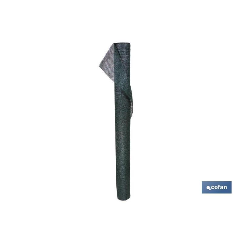 Malla sombreo verde oscuro 90% / 120 grs - 1 x 50 mts