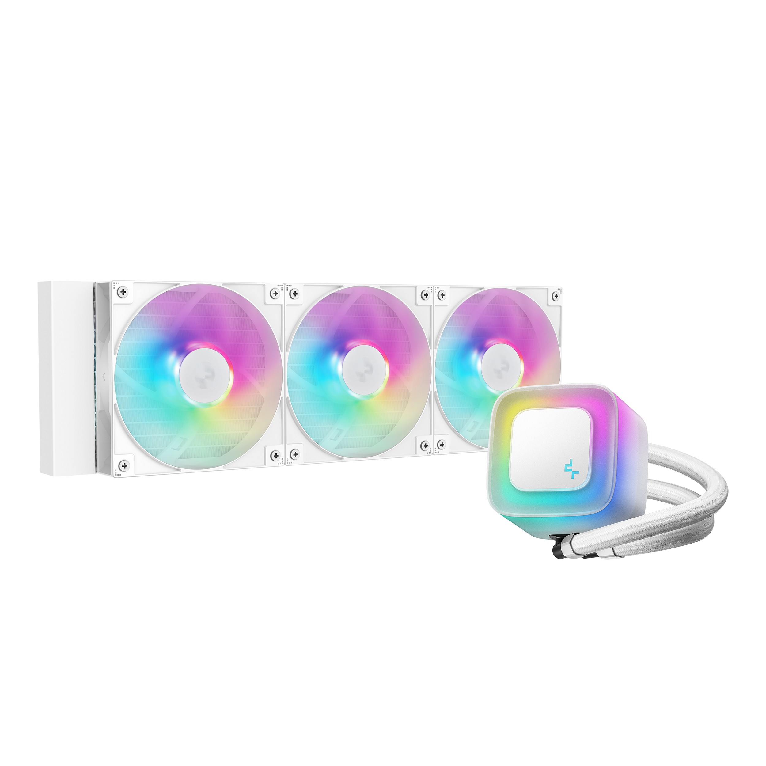 DeepCool LE360 WH V2 Procesador Sistema de refrigeración líquida todo en uno 12 cm Blanco 1 pieza(s)