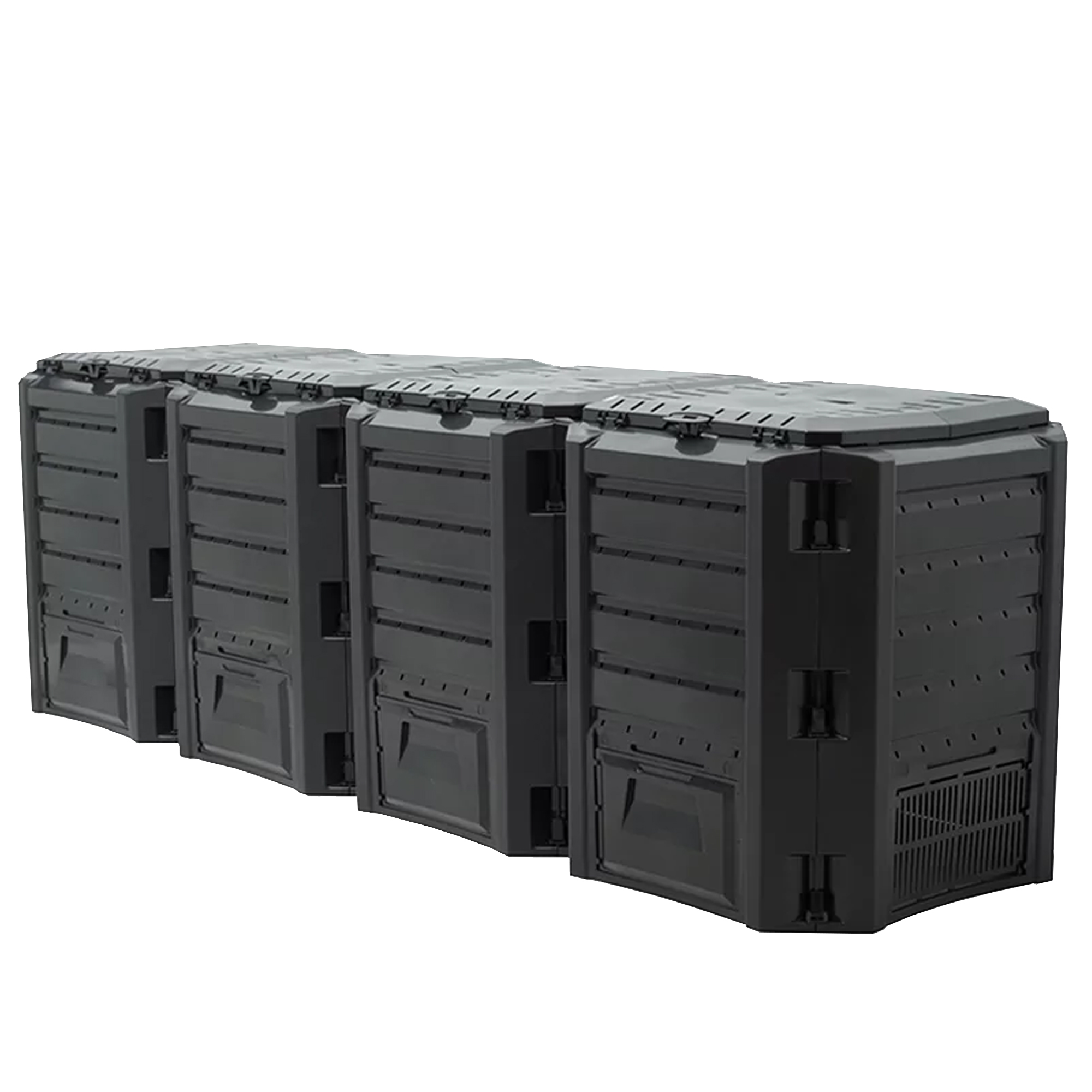 Prosperplast Planta de Compostaje MODULE COMPOGREEN 1600L Negro