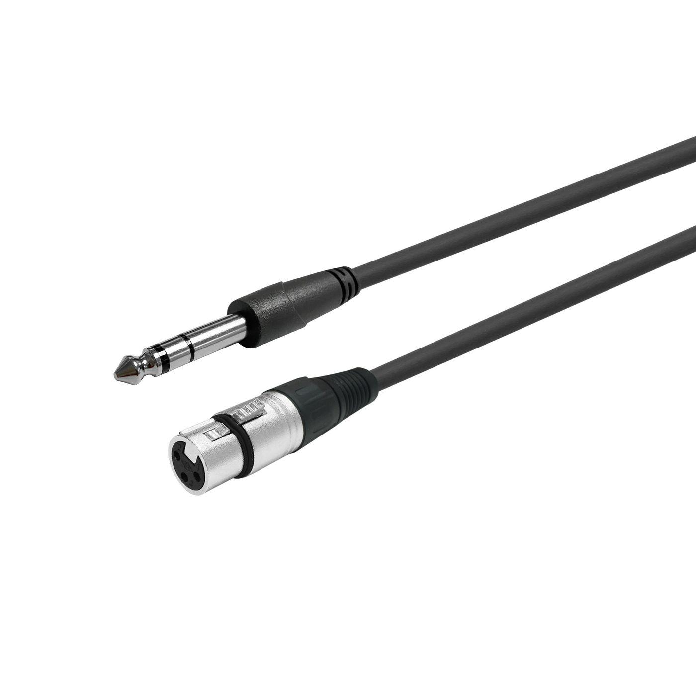 Cable de Audio Vivolink XLR F a Jack Estéreo 6.35mm para una Conexión de Alta Calidad