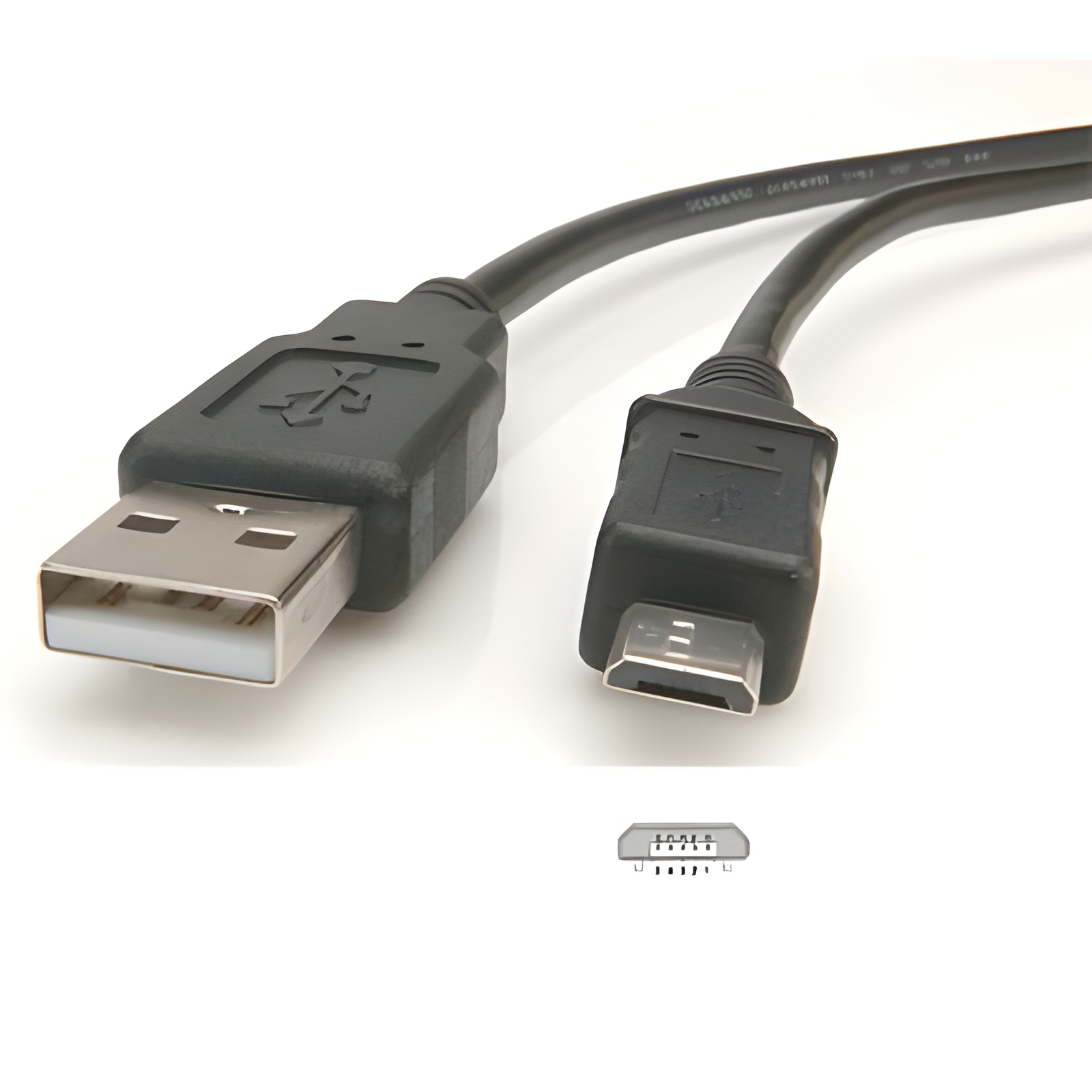 Generica Cable Micro USB M 15cm - Conexión Rápida y Función Dual