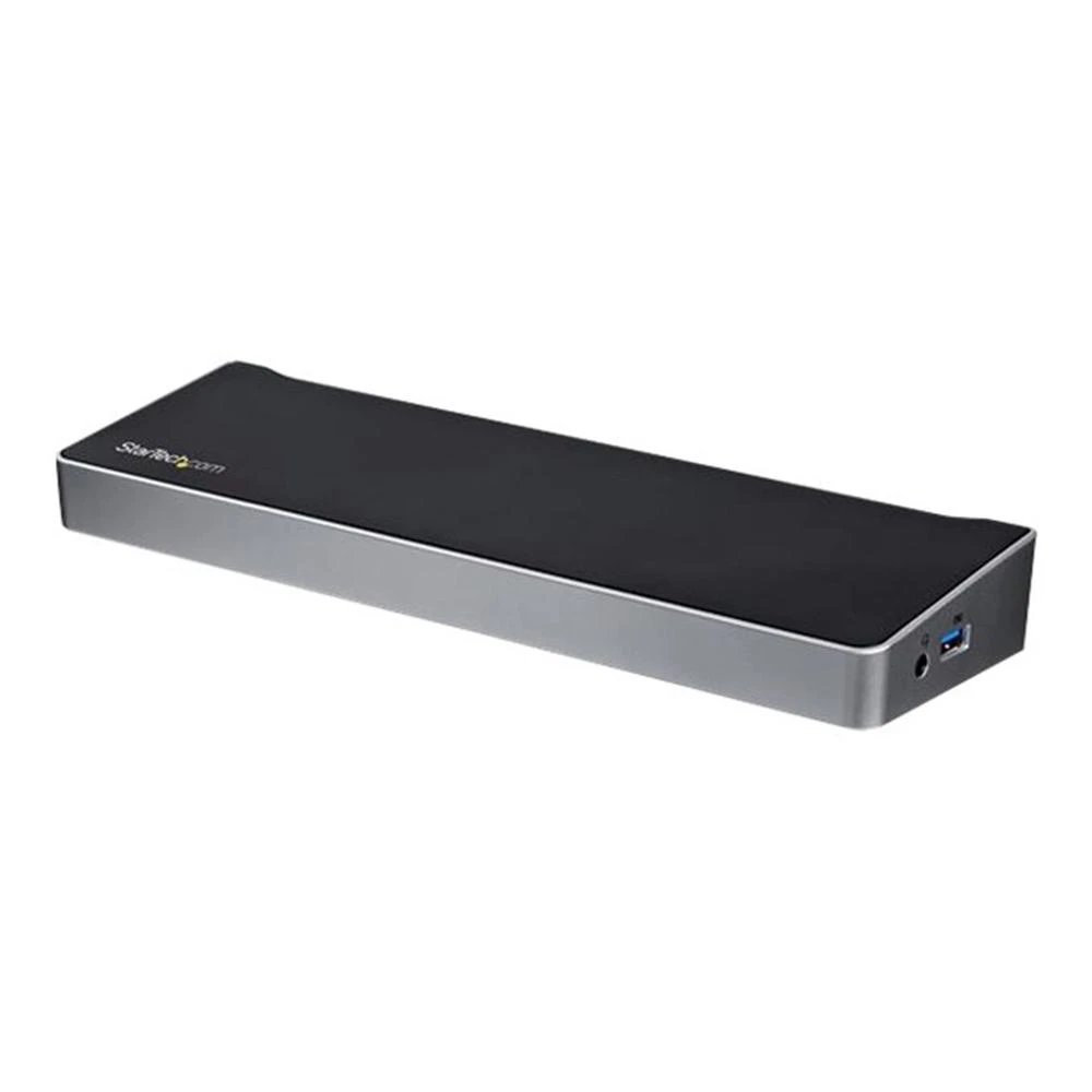 StarTech - Estación de acoplamiento USB 3.0 Dock HUB Switch StarTech USB3DOCKH2DP con 2 DisplayPort, HDMI y 5 puertos USB-A para multitarea en Windows, macOS y Chrome OS