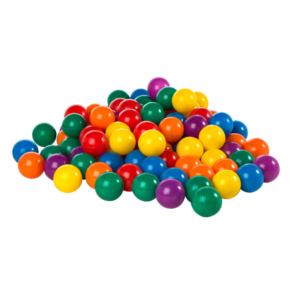 Pack 100 bolas multicolor 6_5 cm diámetro INTEX