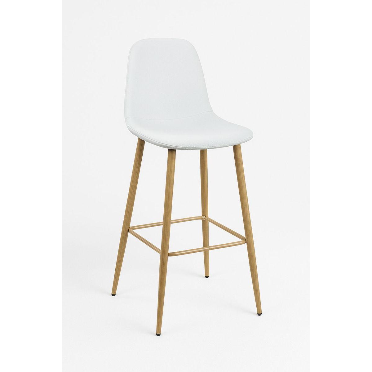 Regalos Miguel - Packs Taburetes Cocina - Pack 2 Taburetes Teok Tela - Beige