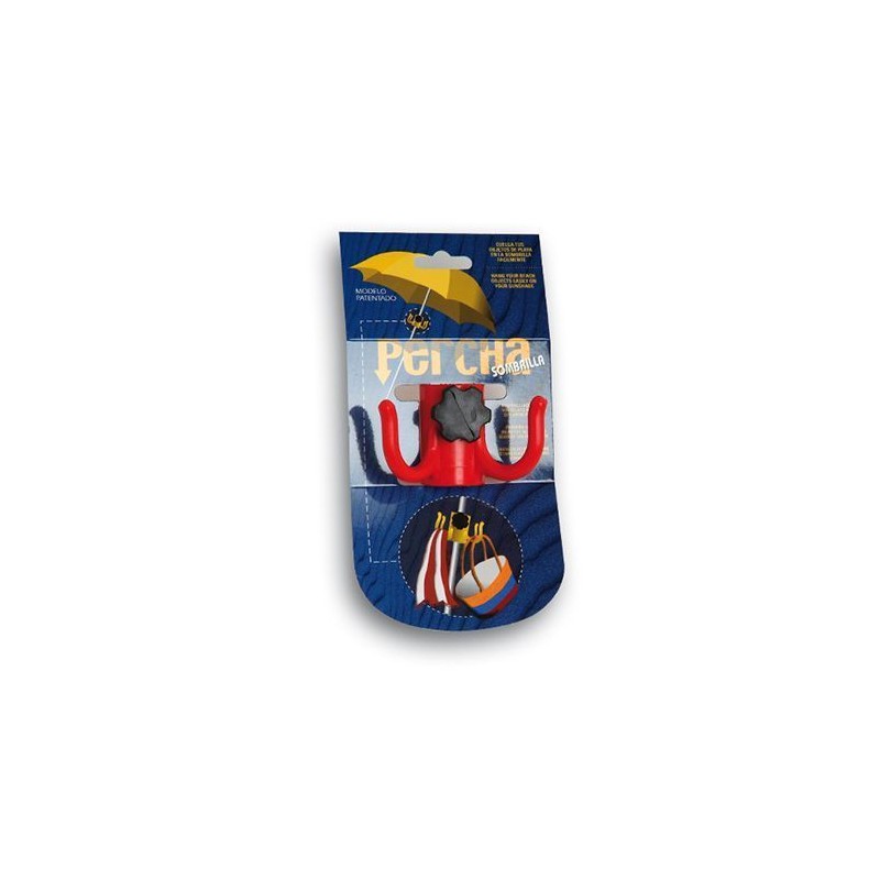 Pincho PERCHA PARA SOMBRILLA PLAYA Soporte para Bolsas y Objetos