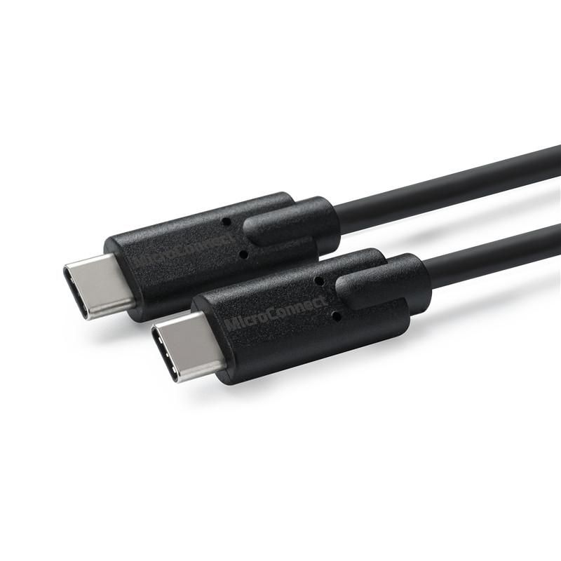 Cable USB-C 3.2 Gen2 Microconnect de 1m para Carga y Transferencia de Datos