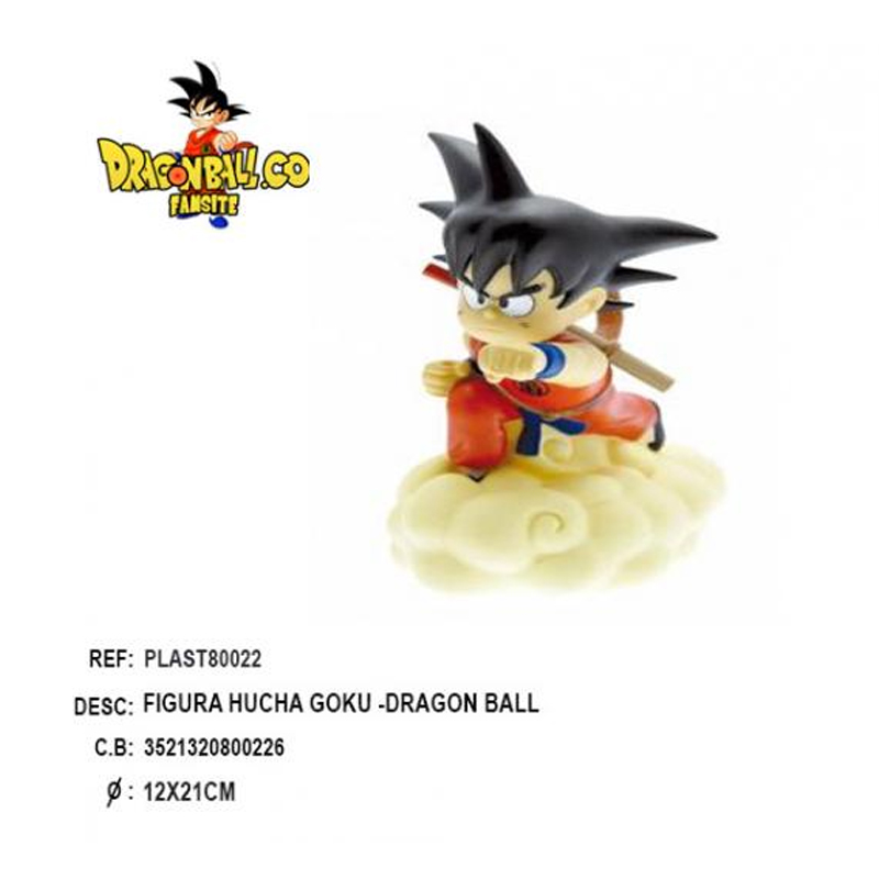 Figura Hucha Trunks ,Piccilo,Gohan,Boo,Vegeta,mini bola,Krilin,Duende Tortuga,Son Goku Dragon Ball 15Cm-PLASTOY