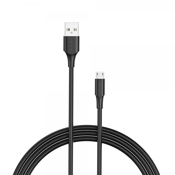 Vention cable usb 2.0 macho a microusb macho - 2m - 3a - 60w - 480mbps - color negro