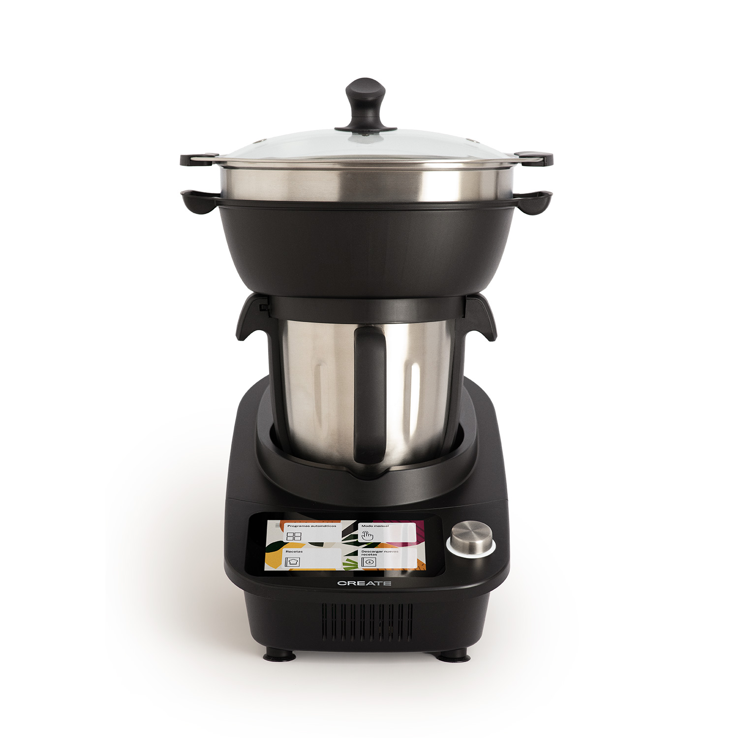 CREATE - Robot de cocina inteligente multifunción con pantalla táctil - CHEFBOT TOUCH PRO CONNECT