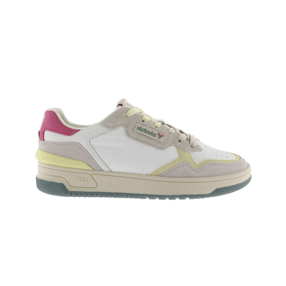 Victoria 1985 C80 Zapatillas de piel con piezas de color y serraje 8800128