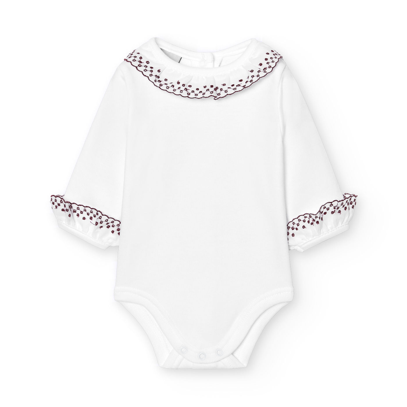 Basicos Babidu pack de 2 bodys cuello batista