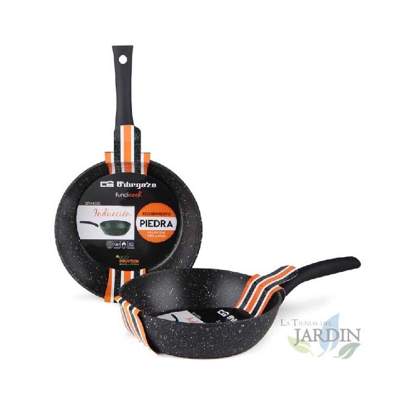 SUINGA Sarten Aluminio 32cm | Sarten Apta para Todo Tipo de Cocinas | Revestimiento Antiadherente | Sarten Honda