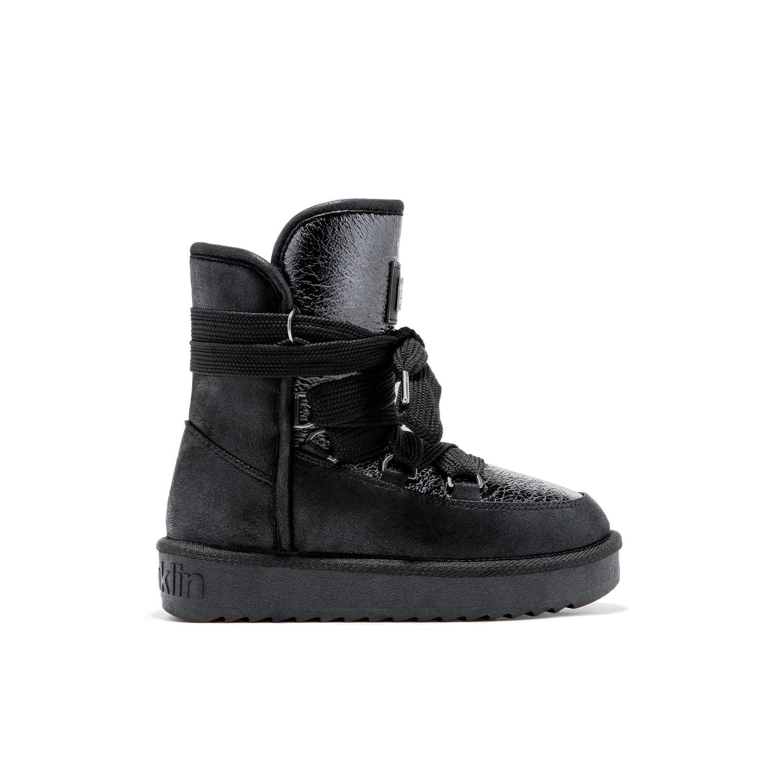 D.Franklin Botas Australianas de Mujer de Microfibra Repelente al Agua Nordic Shiny     - Botas para Mujer - Moda casual Mujer
