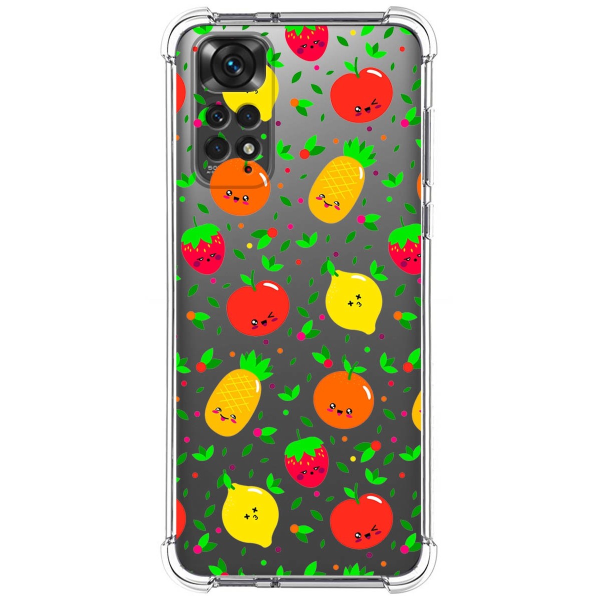 Funda Silicona Antigolpes para Xiaomi Redmi Note 11 / 11s diseño Frutas 01 Dibujos