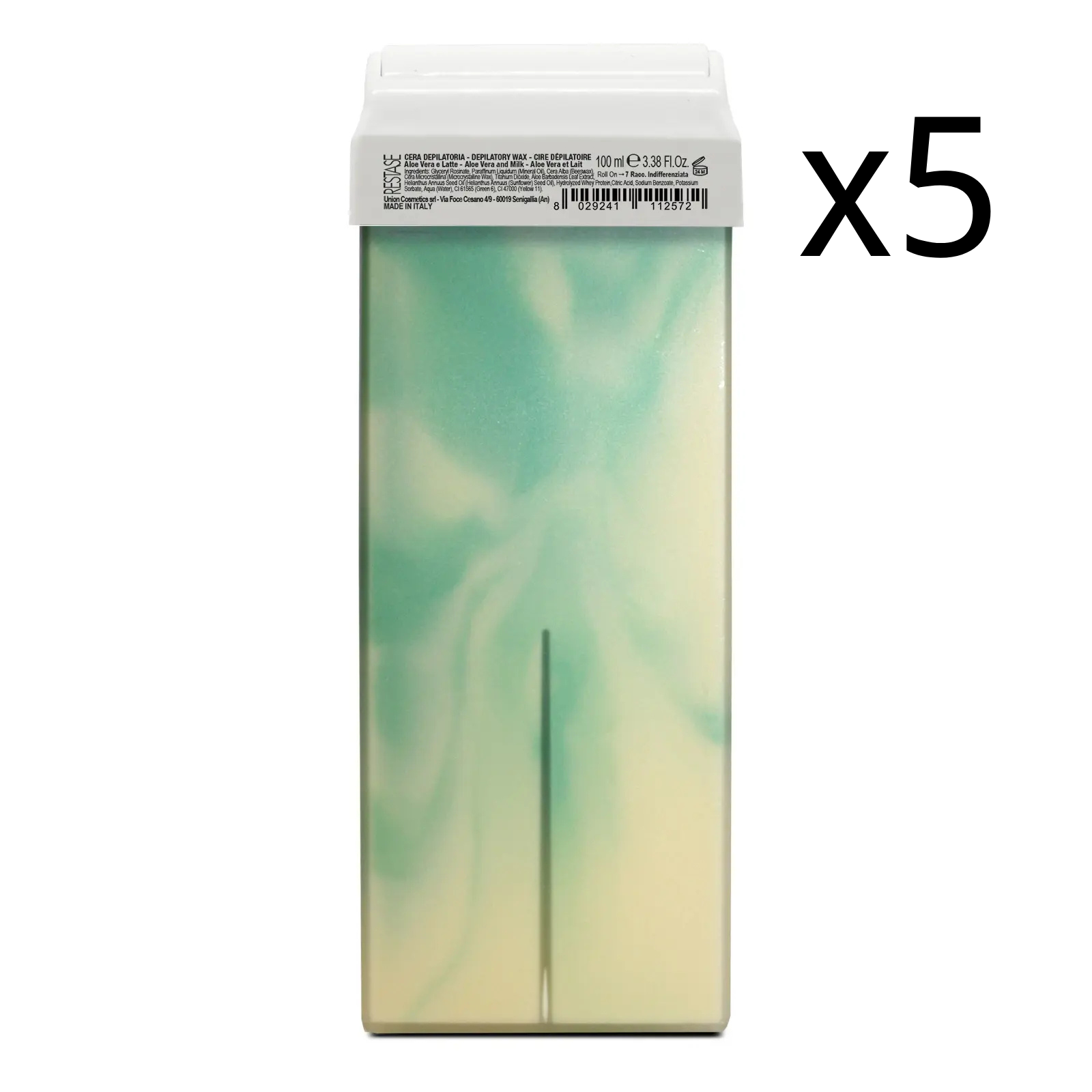 5 Uds Cera Depilatoria Roll-On 100 ml RESTASE – Depilación Fácil, Rápida y Profesional