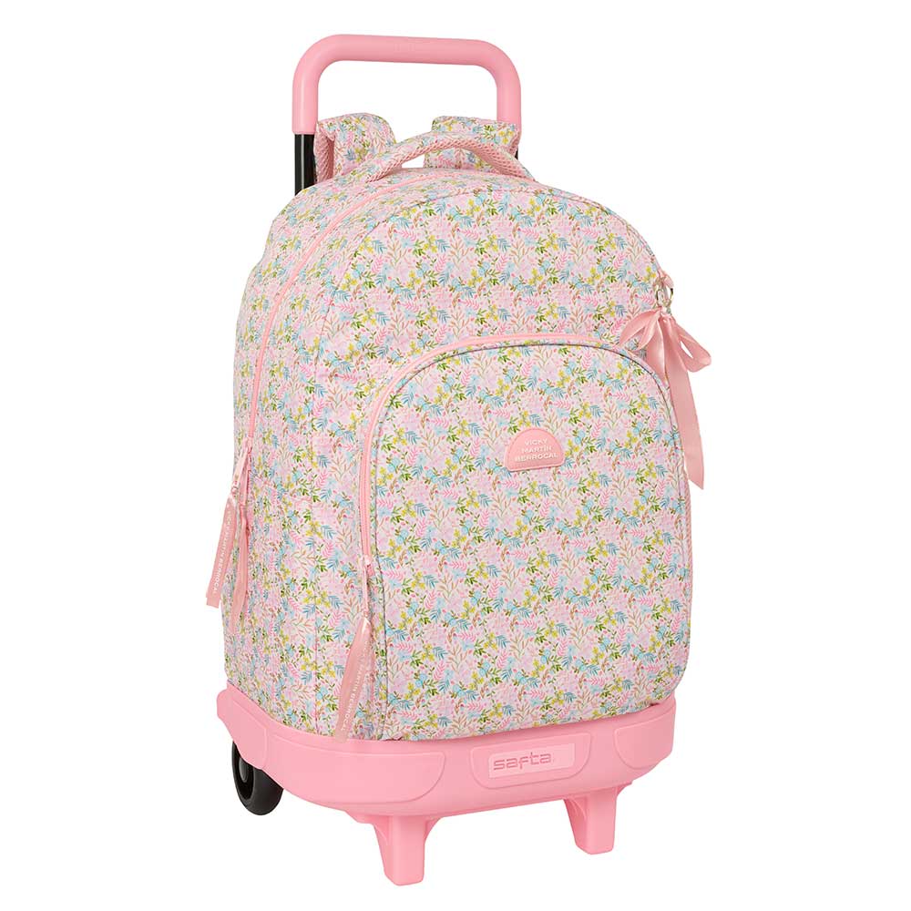 SAFTA | Mochilas Grandes con Ruedas Compact Evolution Extraíbles VMB Mochila Escolar con Carro Integrado, Cantoneras Antirrozaduras Protection, 2 Compartimentos Grandes, Organizador, Lavable